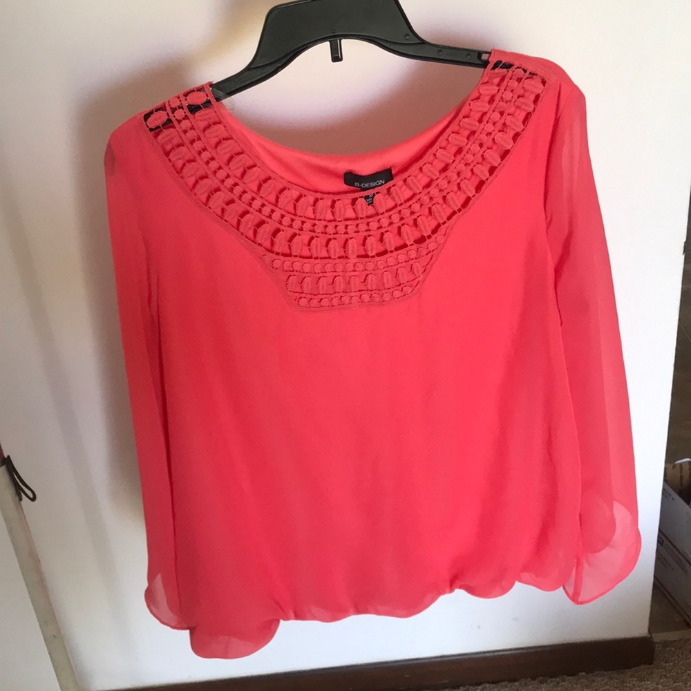 Chiffon dress shirt